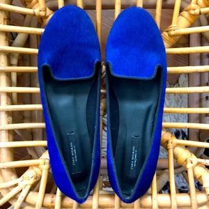 Zara Woman sz 8.5 blue loafers